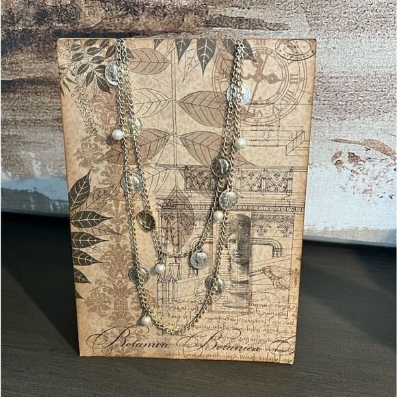 Vintage Dainty Coin Gold Necklace - Picture 1 of 3